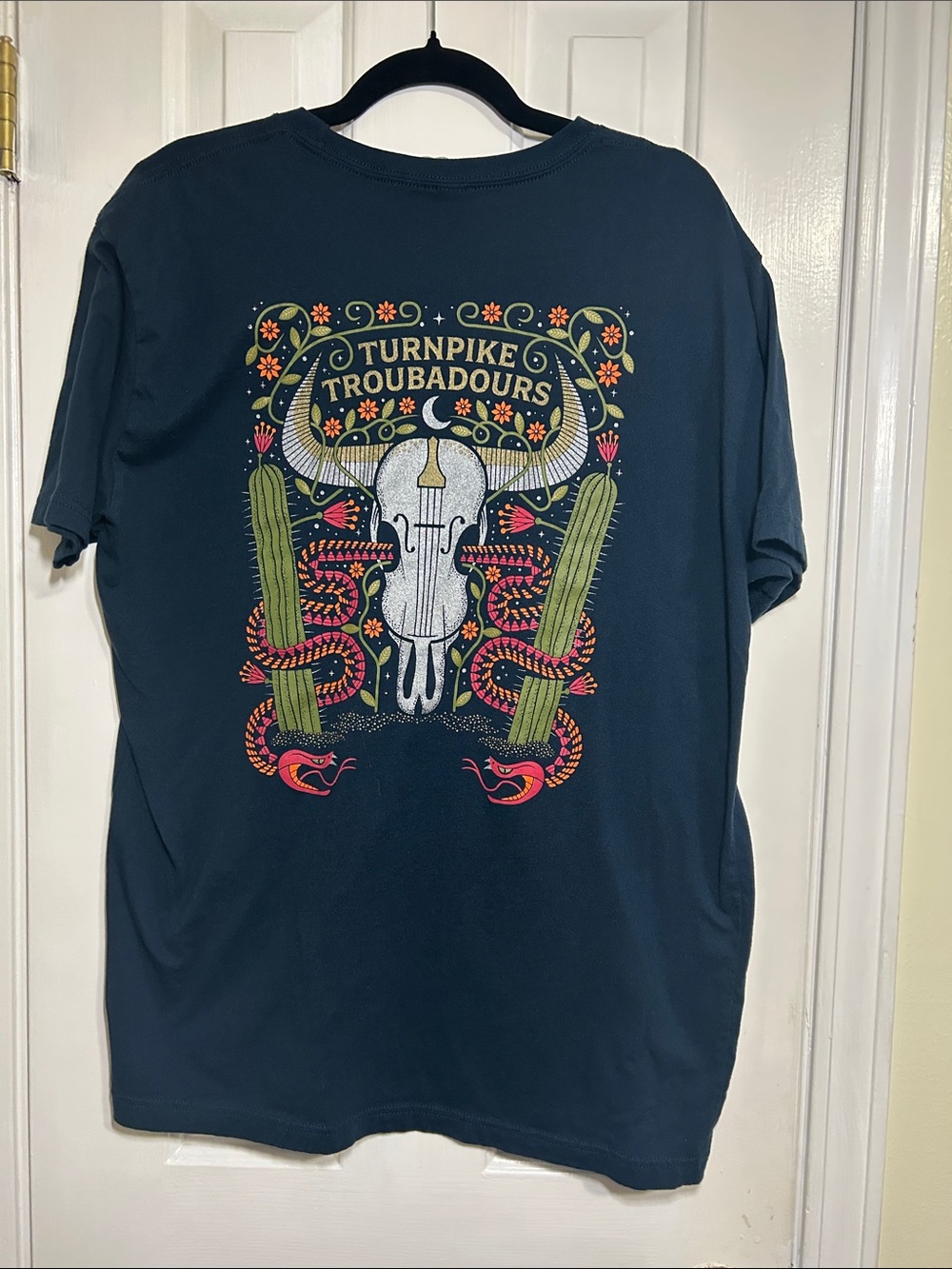 Turnpike Trabadours, Navy Graphic Tee - unisex, XL